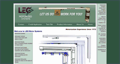 Desktop Screenshot of legmotorizedsystems.com